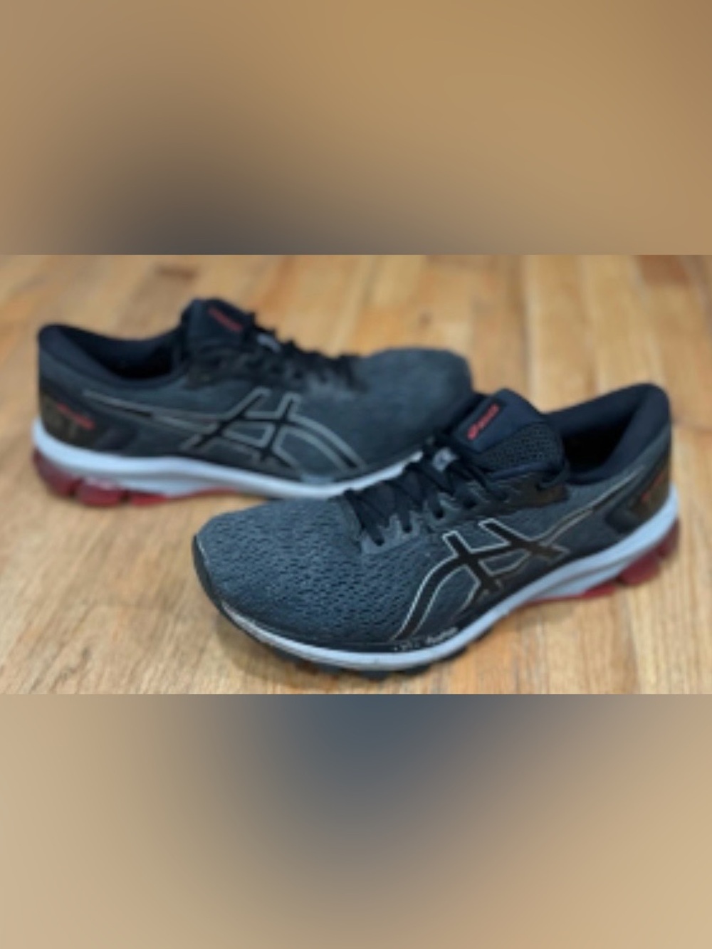 ASICS GT-1000 Carrier Gay Pure Silver Red Running Sneakers Shoes-Mens 14
